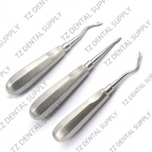 Dental apical elevator set of 3 stainless steel